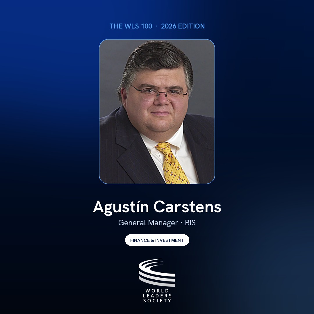 WLS 100 badge · Agustín Carstens