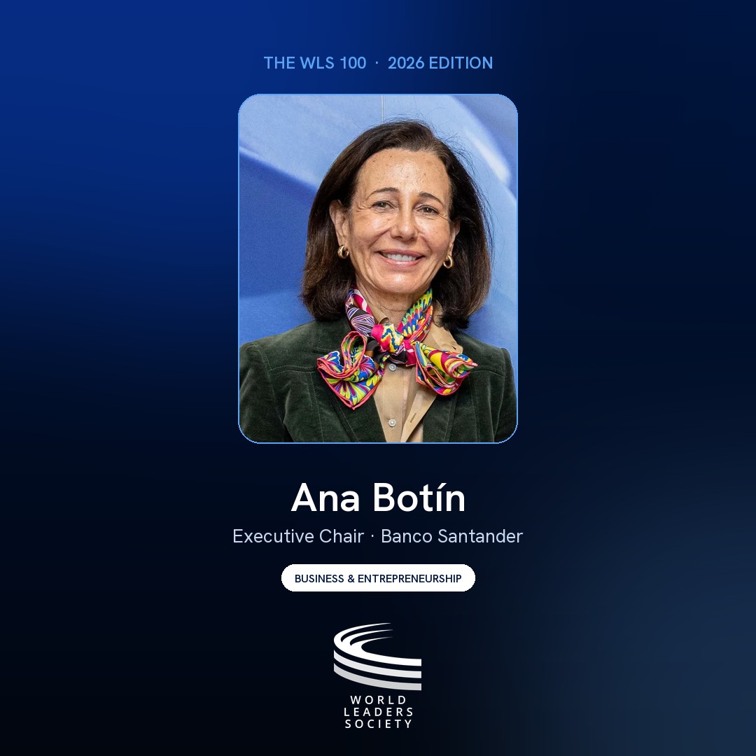 WLS 100 badge · Ana Botín