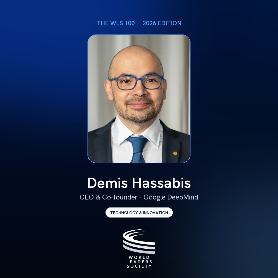 WLS 100 badge · Demis Hassabis