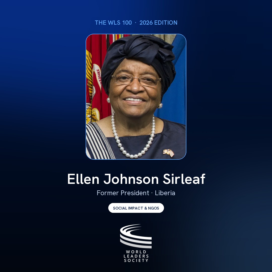WLS 100 badge · Ellen Johnson Sirleaf