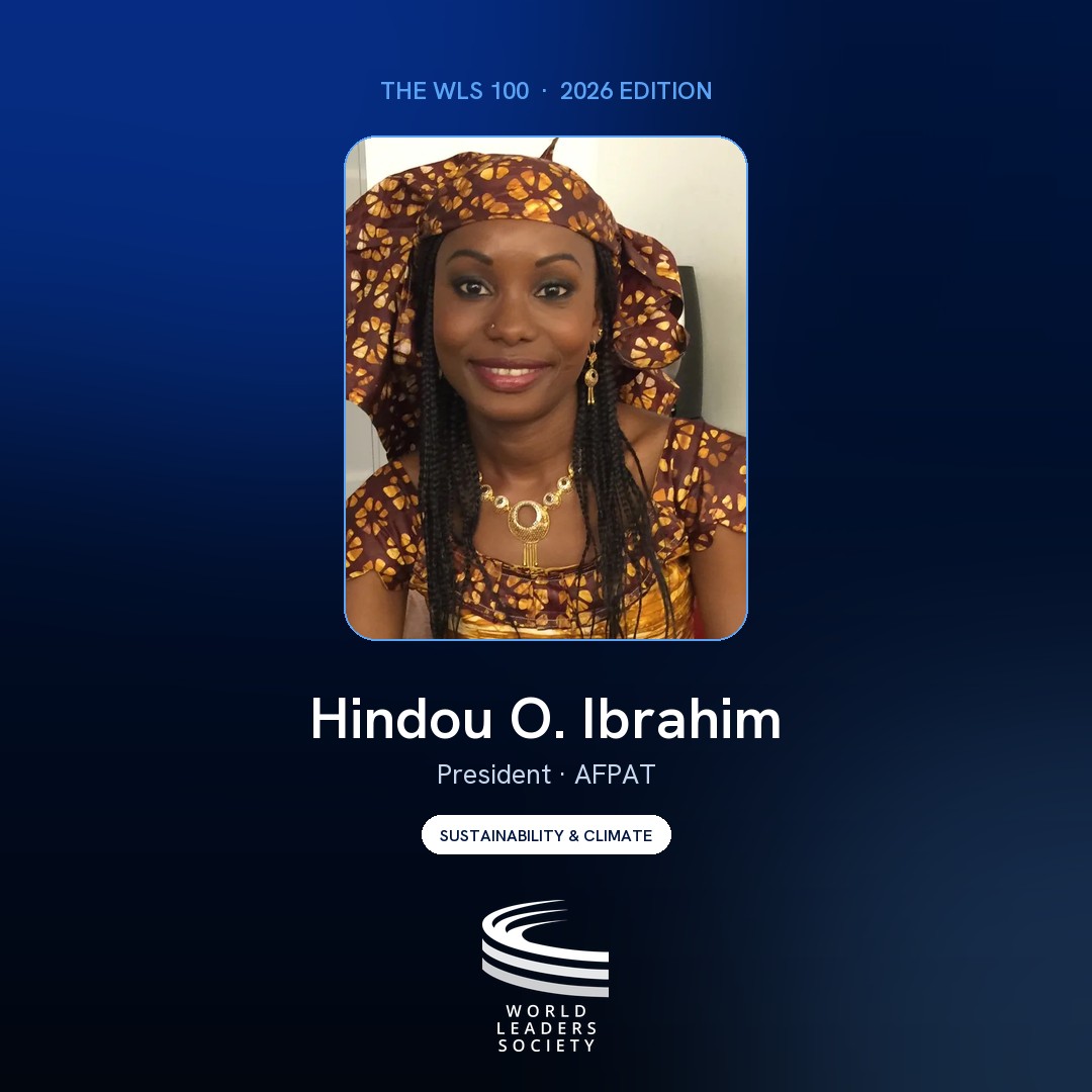 WLS 100 badge · Hindou O. Ibrahim
