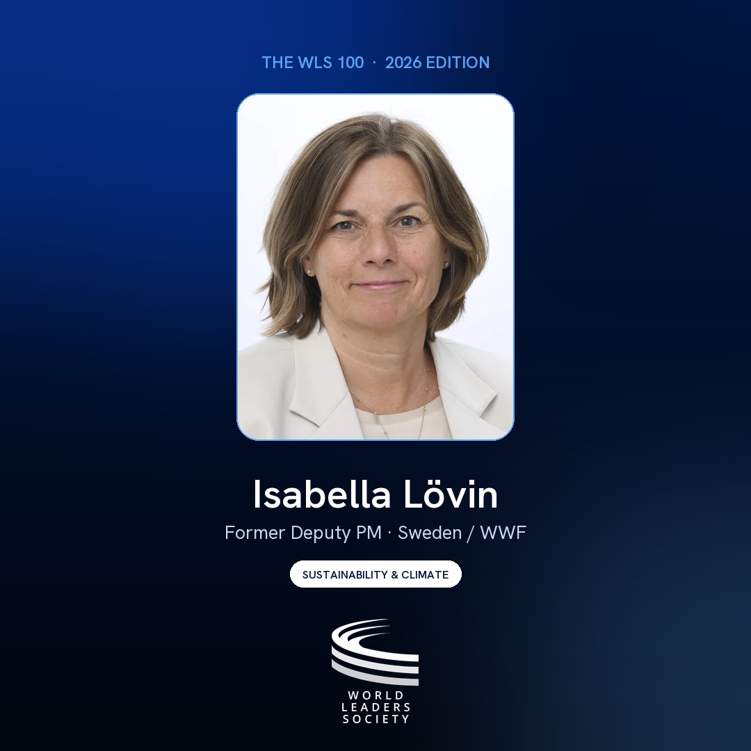 WLS 100 badge · Isabella Lövin