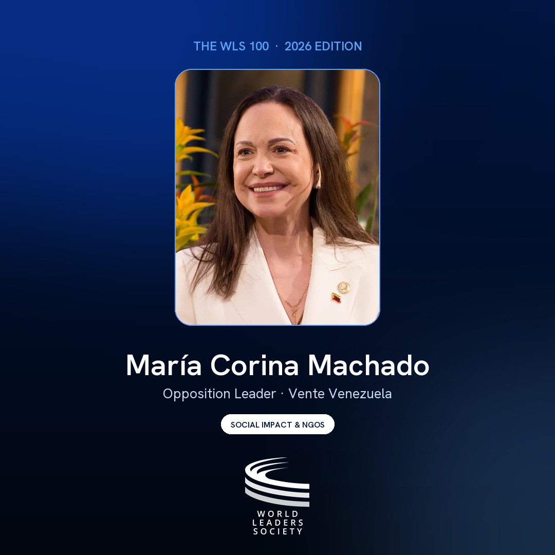 WLS 100 badge · María Corina Machado