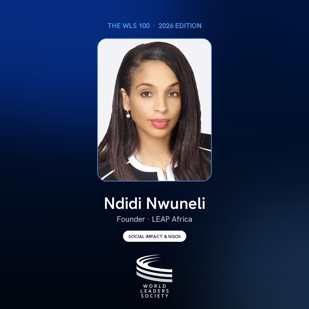 WLS 100 badge · Ndidi Nwuneli