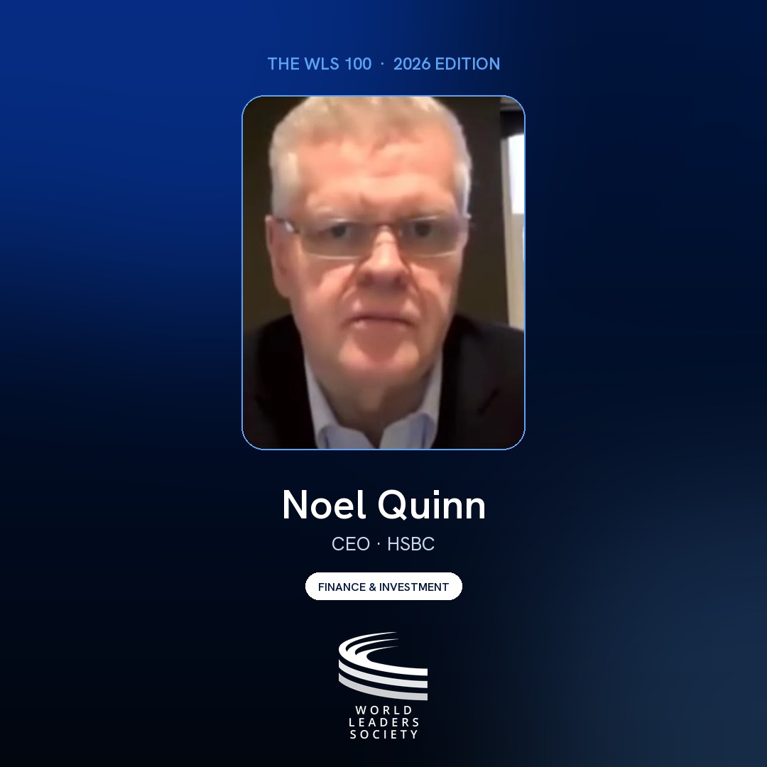 WLS 100 badge · Noel Quinn
