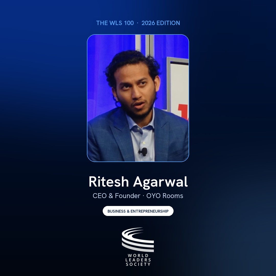 WLS 100 badge · Ritesh Agarwal