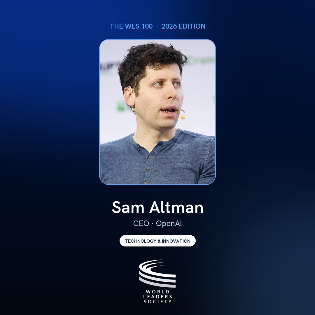 WLS 100 badge · Sam Altman