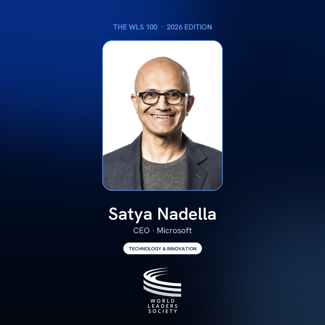 WLS 100 badge · Satya Nadella