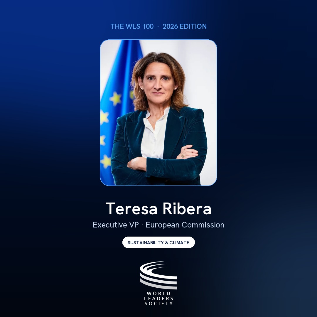 WLS 100 badge · Teresa Ribera