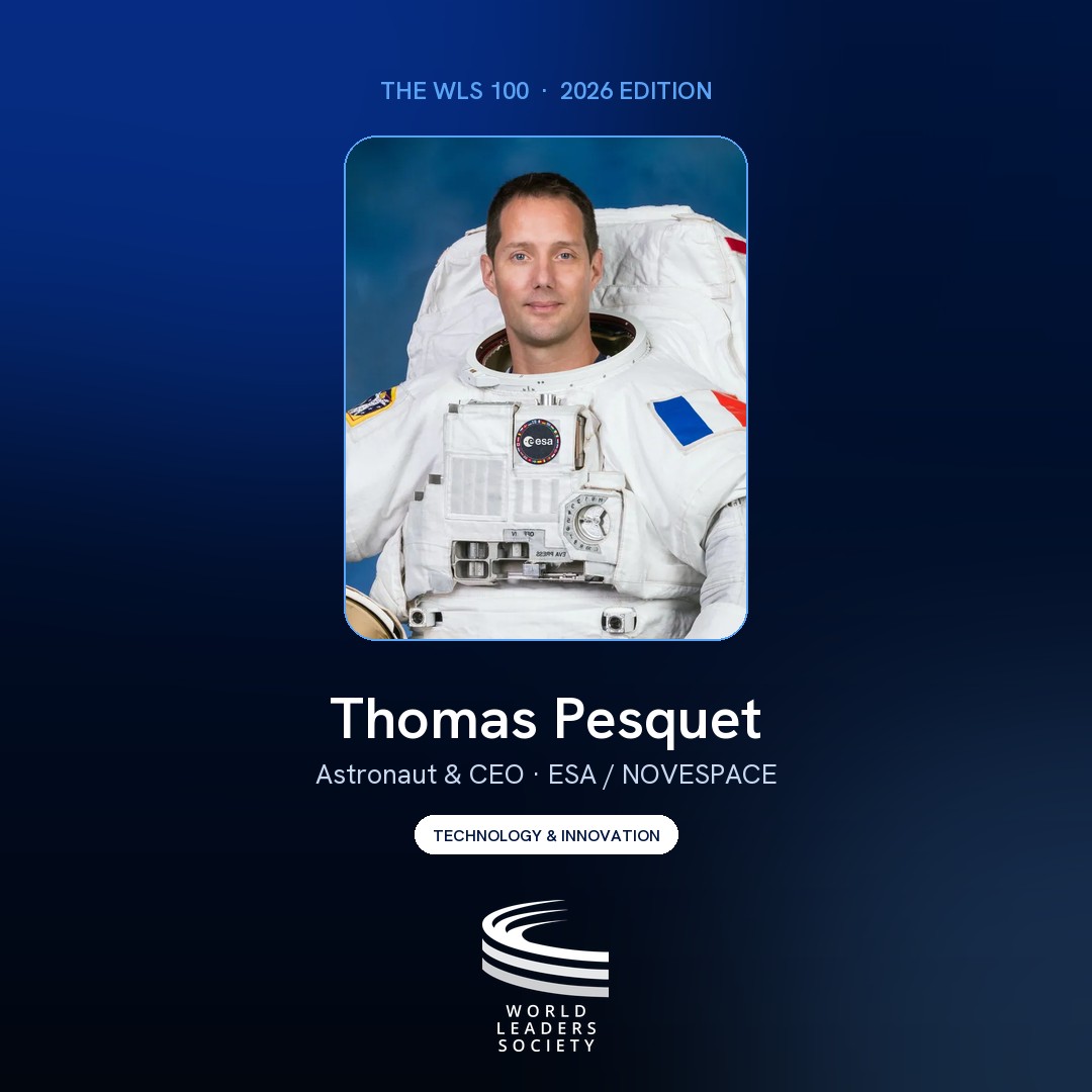 WLS 100 badge · Thomas Pesquet