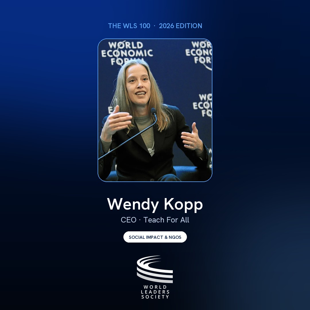 WLS 100 badge · Wendy Kopp